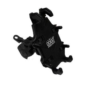 UNİVERSAL TİTREŞİM ÖNLEYİCİ AYNA BAĞLANTILI TELEFON TUTUCU SİYAH PH103S